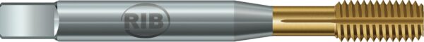 MASCHIO A MACCHINA A RULLARE PER FORI CIECHI E PASSANTI CON CANALINI ESTERNI CON IMB. FORMA E AD ALTO RENDIMENTO HSSZ TIN 3/8" GAS