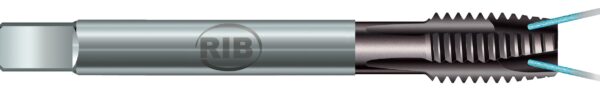 MASCHIO A MACCHINA PER FORI PASSANTI TAGLI DRITTI CON IMB. CORRETTO FORMA B AD ALTO RENDIMENTO CON FORI DI LUBRIFICAZIONE RADIALI HSSP TH M16X1,5