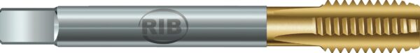 MASCHIO A MACCHINA PER FORI CIECHI CON TAGLIENTI EL.15° CON IMB. FORMA C HSSE TIN 7/16" BSW