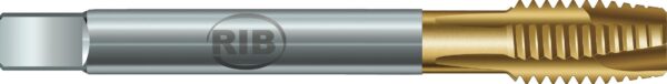 MASCHIO A MACCHINA PER FORI PASSANTI TAGLI DRITTI IMB. CORRETTO FORMA B HSSE TIN 8-32" UNC 3B