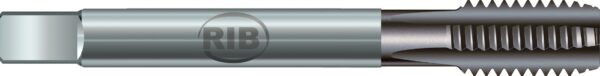 MASCHIO A MACCHINA PER FORI PASSANTI TAGLI DRITTI IMB. CORRETTO FORMA B PER GHISA HSSE TICN 3/8" UNC
